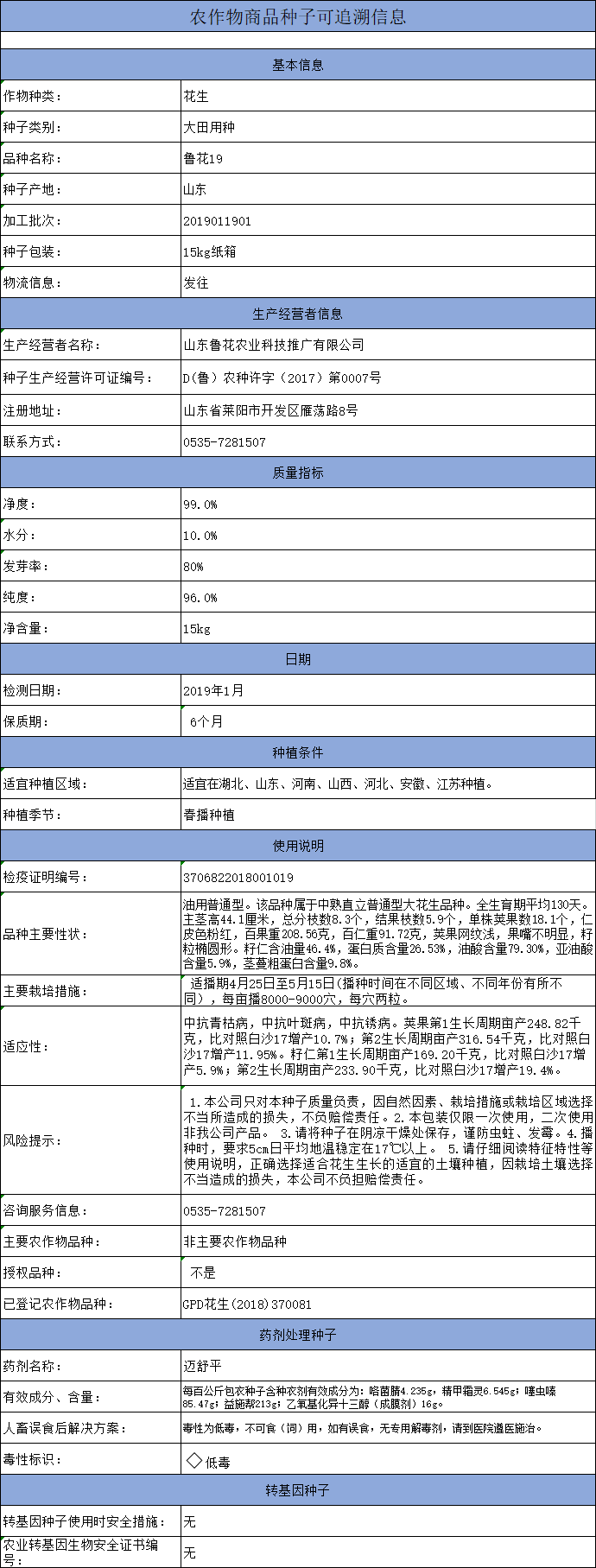 追溯信息鲁花19包衣15kg.jpg